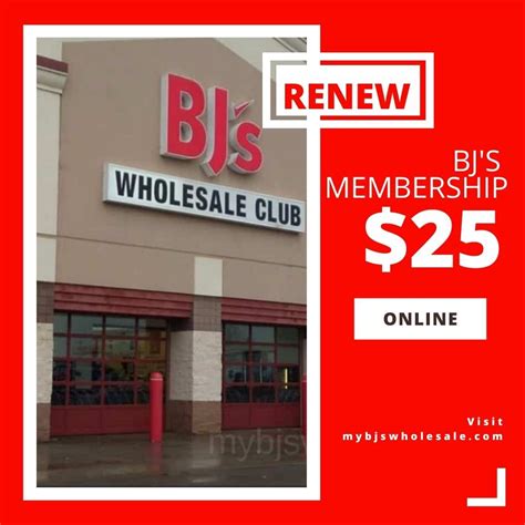Add a free second card for any household member (and add up to three additional members for 30 each. . Bjs renewal deal